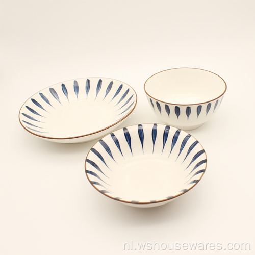 12 stks populaire keramische porselein servies set